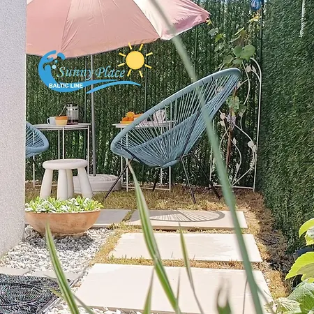 Sunny Place: Baltic With Garden On Sobieszewska Island Gdansk