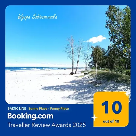 Batic Line - Sunny Place - Funny Place, Apartament Ze Slonecznym Ogrodkiem Na Wyspie Sobieszewskiej 公寓