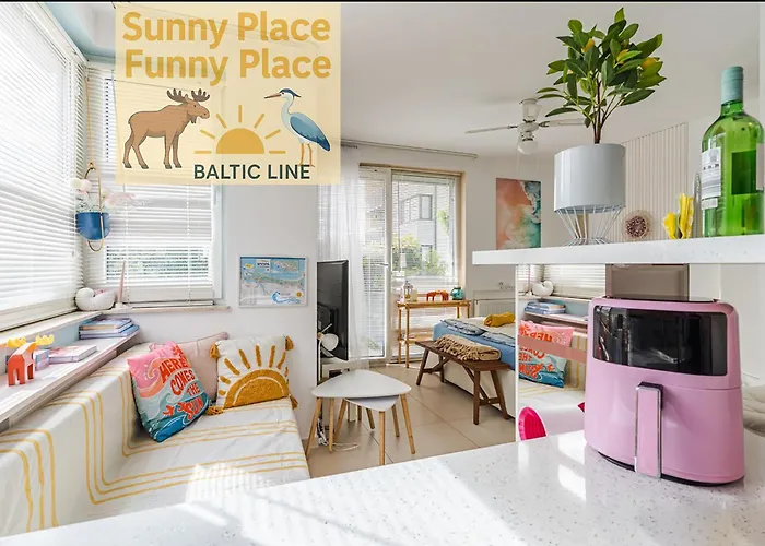 Batic Line - Sunny Place - Funny Place, Ze Slonecznym Ogrodkiem Na Wyspie Sobieszewskiej דירה גדנסק