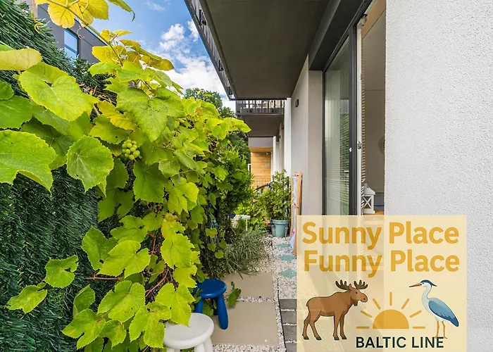 Batic Line - Sunny Place - Funny Place, Ze Slonecznym Ogrodkiem Na Wyspie Sobieszewskiej Apartman