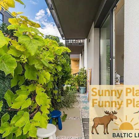 Batic Line - Sunny Place - Funny Place, Ze Slonecznym Ogrodkiem Na Wyspie Sobieszewskiej Διαμέρισμα